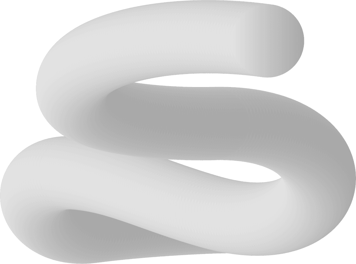Decorative 3D Ribbon